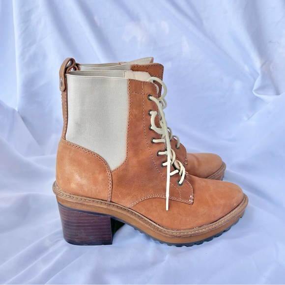 ANTHROPOLOGIE X KELSI DAGGER BROOKLYN PARKWAY ANKLE COMBAT BOOT SIZE 8 - Picture 5 of 8